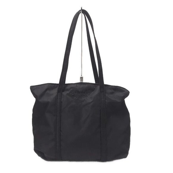 PRADA - Black Nylon Shoulder Bag - Picture 1 of 9